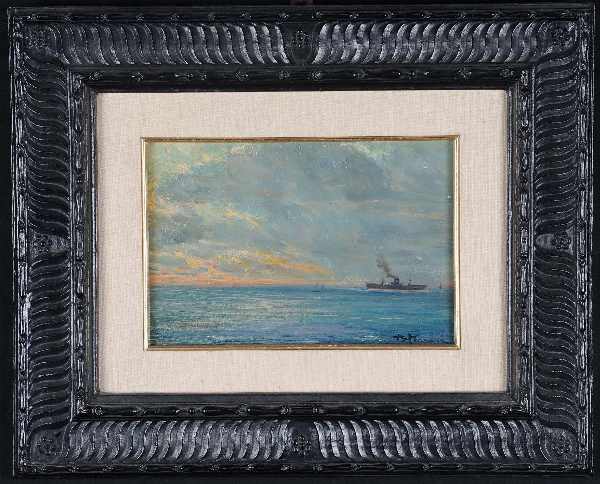 Berto Ferrari (1887-1965)tempo Burrascoso (mar Ligure), 1936