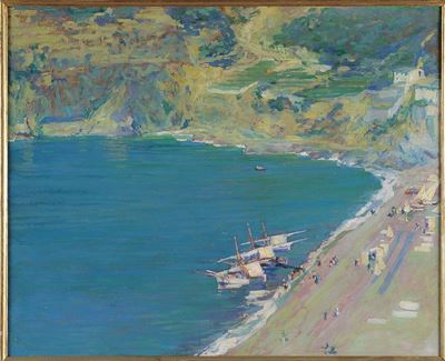 Antonio Discovolo (1874-1956)marina, 1917