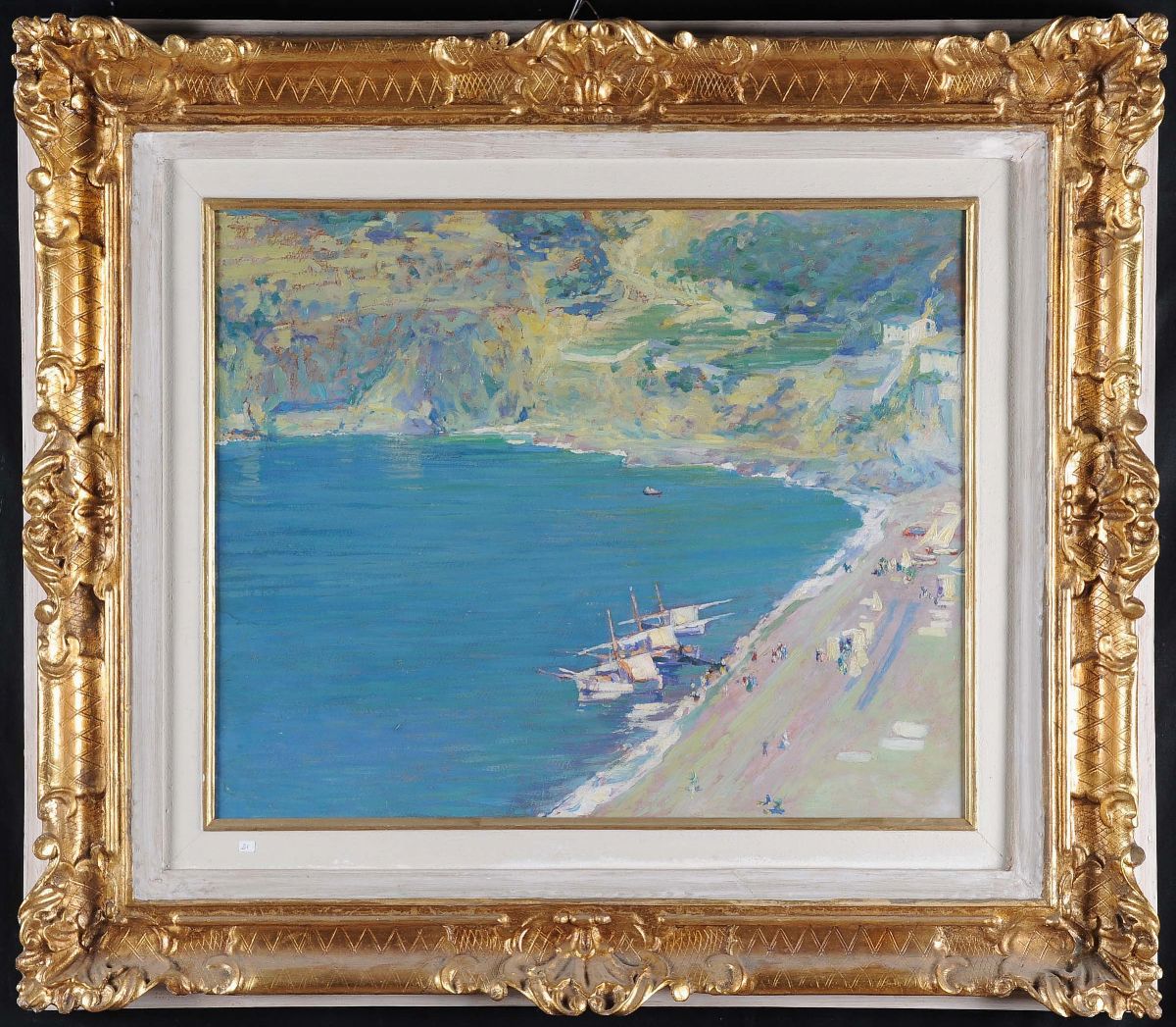 Antonio Discovolo (1874-1956)marina, 1917