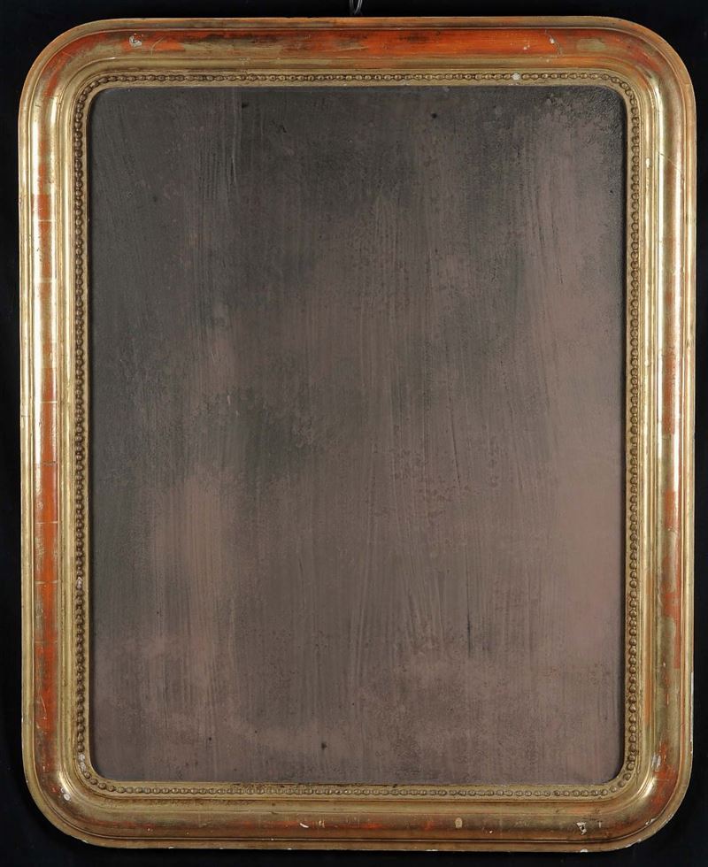 Specchiera in legno dorato, XX secolo  - Asta Eredità Emilio Bruzzone - I - Cambi Casa d'Aste