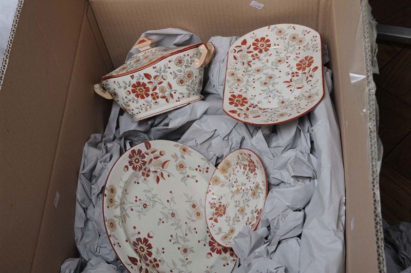 Insieme di piatti in porcellana modello Persia  - Auction An important Genoese Heritage - I - Cambi Casa d'Aste