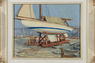 Berto Ferrari (1887-1965)cantiere