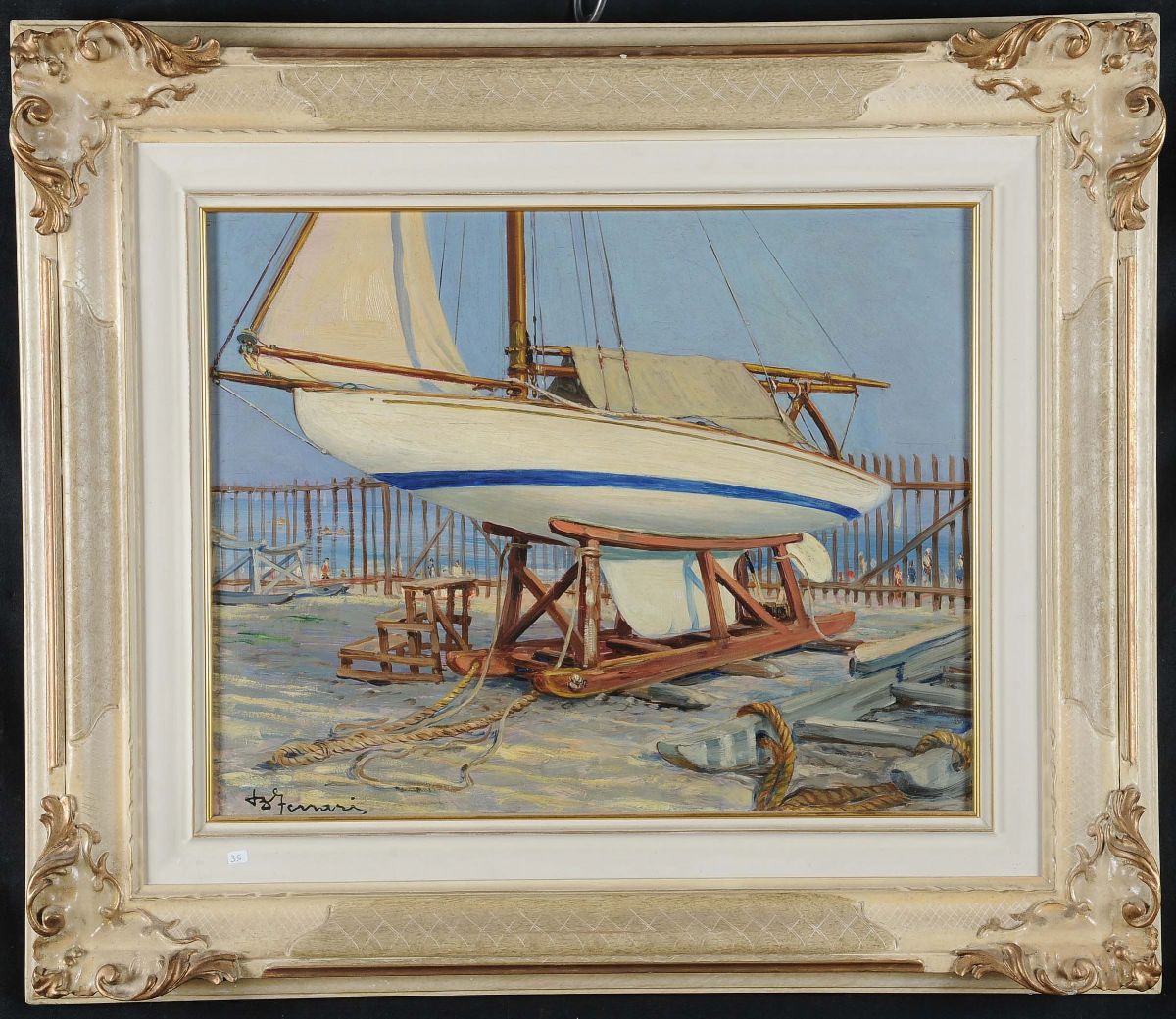 Berto Ferrari (1887-1965)cantiere