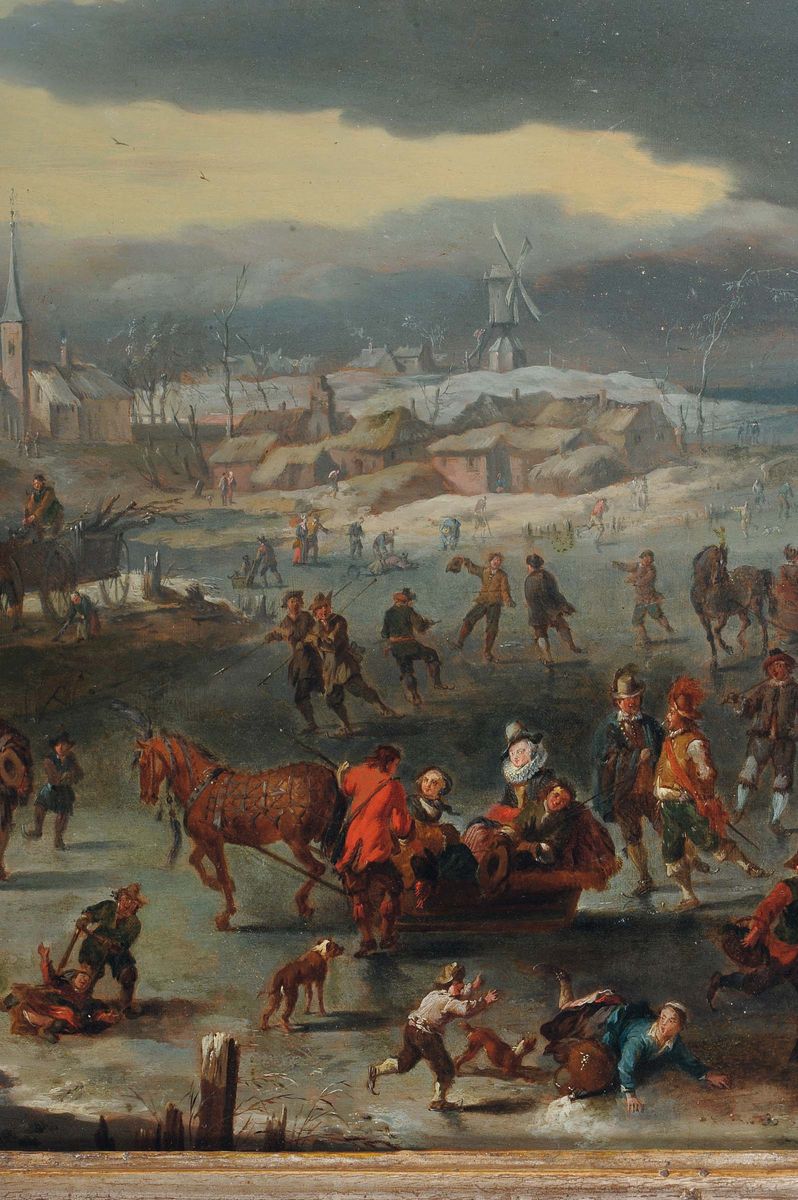 Jan Pieter Van Bredael il Giovane (1683-1735)L'estate L'inverno