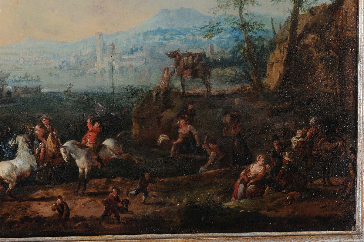 Jan Pieter Van Bredael il Giovane (1683-1735)L'estate L'inverno
