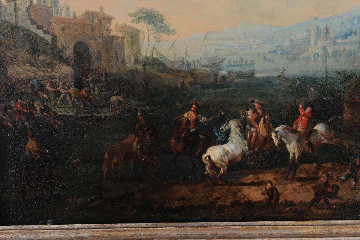 Jan Pieter Van Bredael il Giovane (1683-1735)L'estate L'inverno