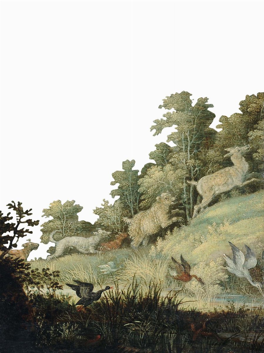 Roelant Savery (1576/78-1639)paesaggio con Orso
