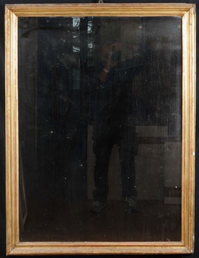 Specchiera in Legno Dorato, XIX Secolo