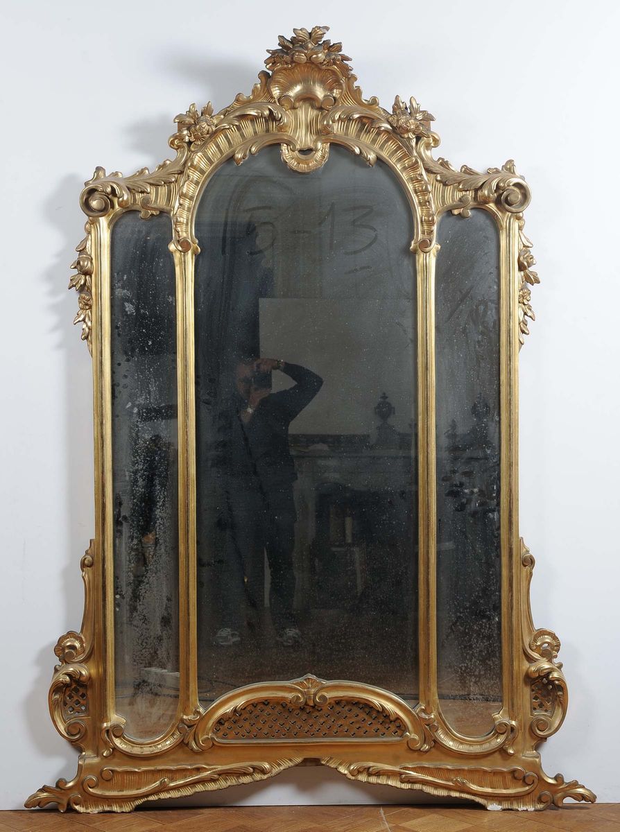 Salotto Luigi Filippo in Legno Dorato, Napoli XIX Secolo
