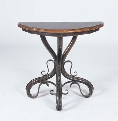 Console in Faggio Curvato, Vienna XIX-XX Secolo