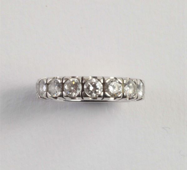 A diamonds eternity ring