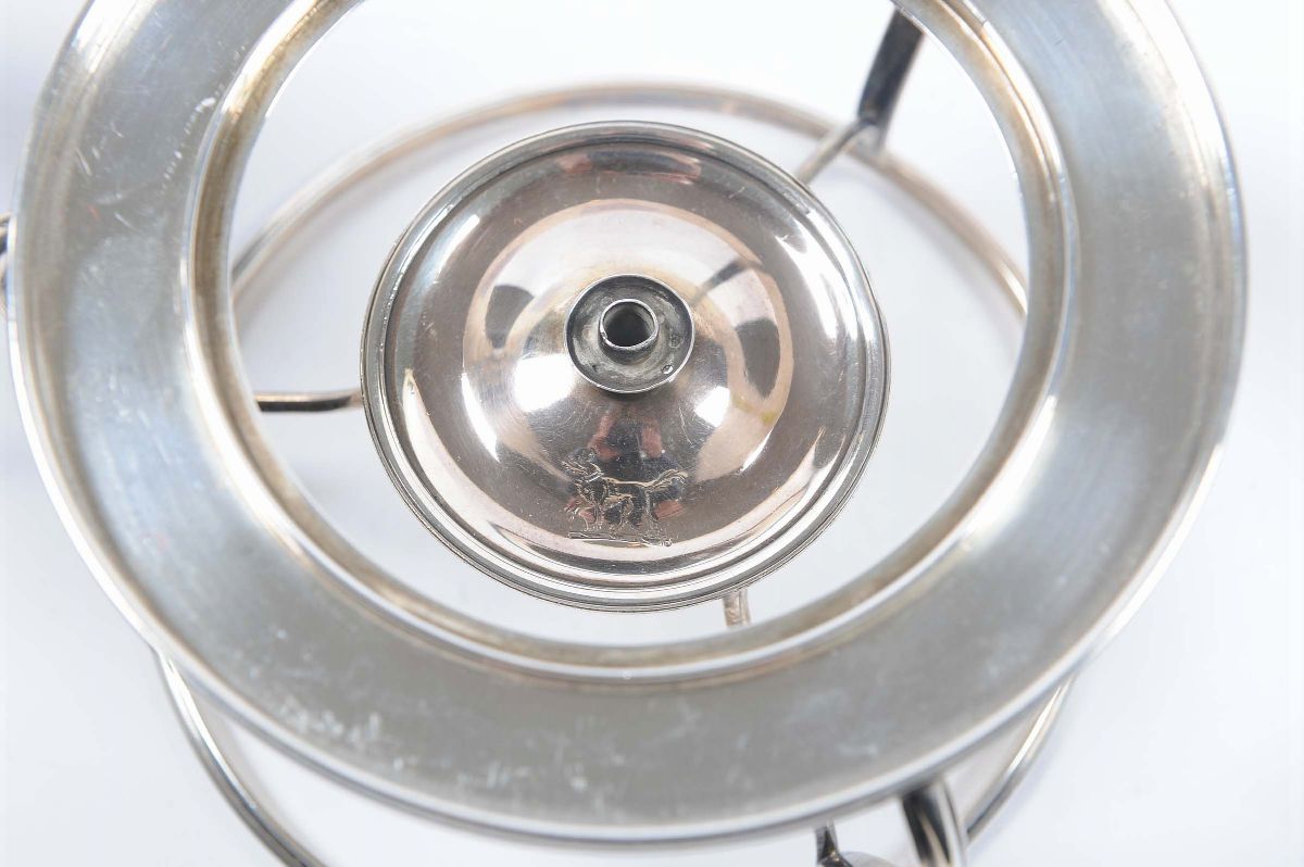 Caffettiera in Argento con Scaldino Londra 1785