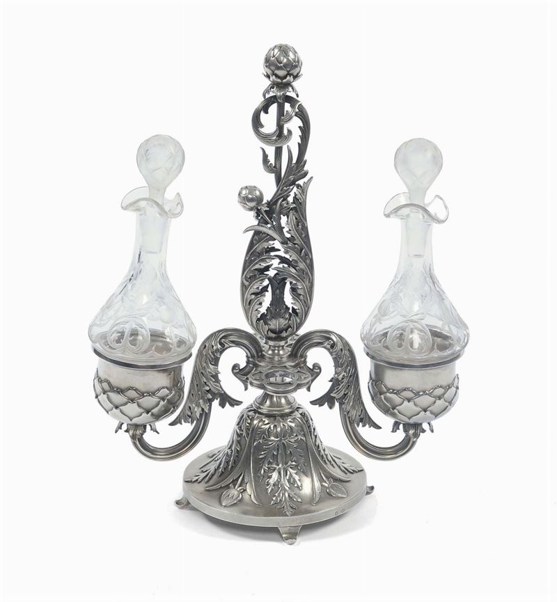 Oliera in argento, Parigi inizio XX secolo  - Auction Antique and Old Masters - II - Cambi Casa d'Aste