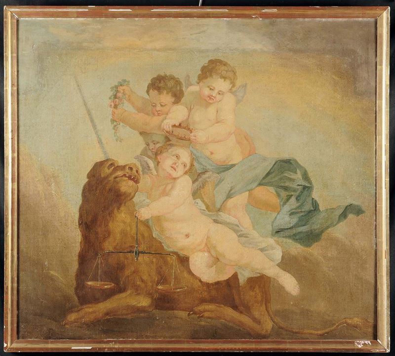 Anonimo della fine del XIX secolo Allegoria della giustizia  - Auction Antique and Old Masters - II - Cambi Casa d'Aste