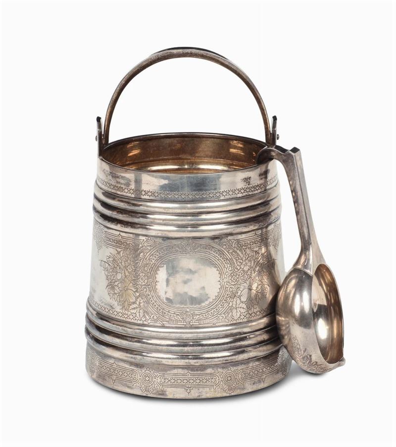 Porta ghiaccio e utensile in argento, Russia 1891  - Auction Silver, Ancient and Contemporary Jewels - Cambi Casa d'Aste