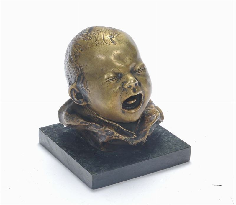 Vincenzo Balestrieri (XIX-XX) Bimbo che piange  - Auction Antique and Old Masters - II - Cambi Casa d'Aste