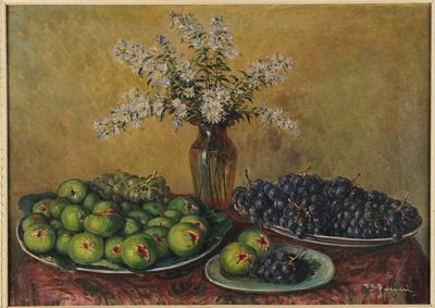 Berto Ferrari: Settembre, Olio su Tela, CM 50x70, Firmato in Basso a Destra, Firmato e Datato 193...