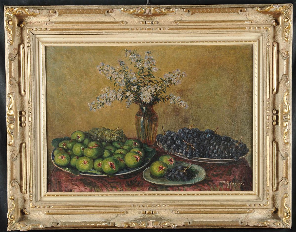 Berto Ferrari: Settembre, Olio su Tela, CM 50x70, Firmato in Basso a Destra, Firmato e Datato 193...