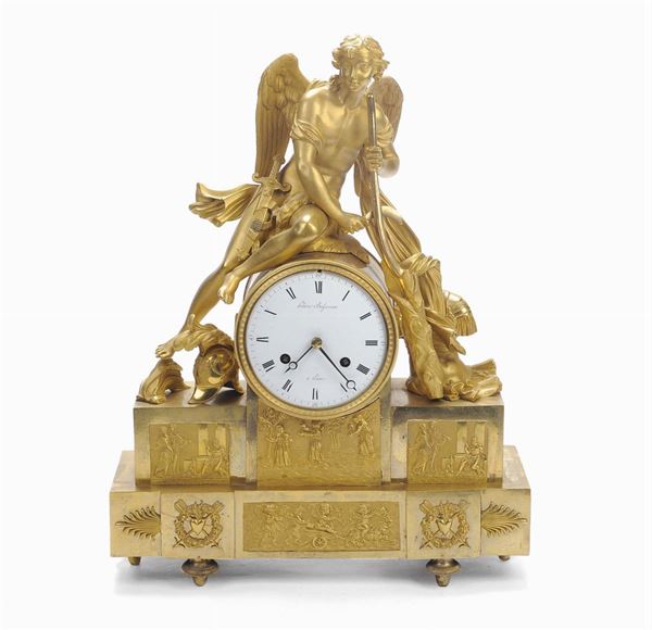 Orologio Direttorio firmato “Bibine Bafseran”, Francia 1790-1820