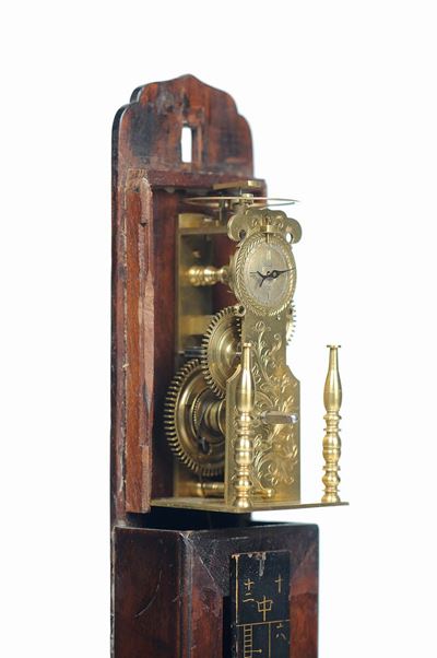 Orologio in Palissandro e Bronzo Dorato, Giappone XVIII-XIX Secolo