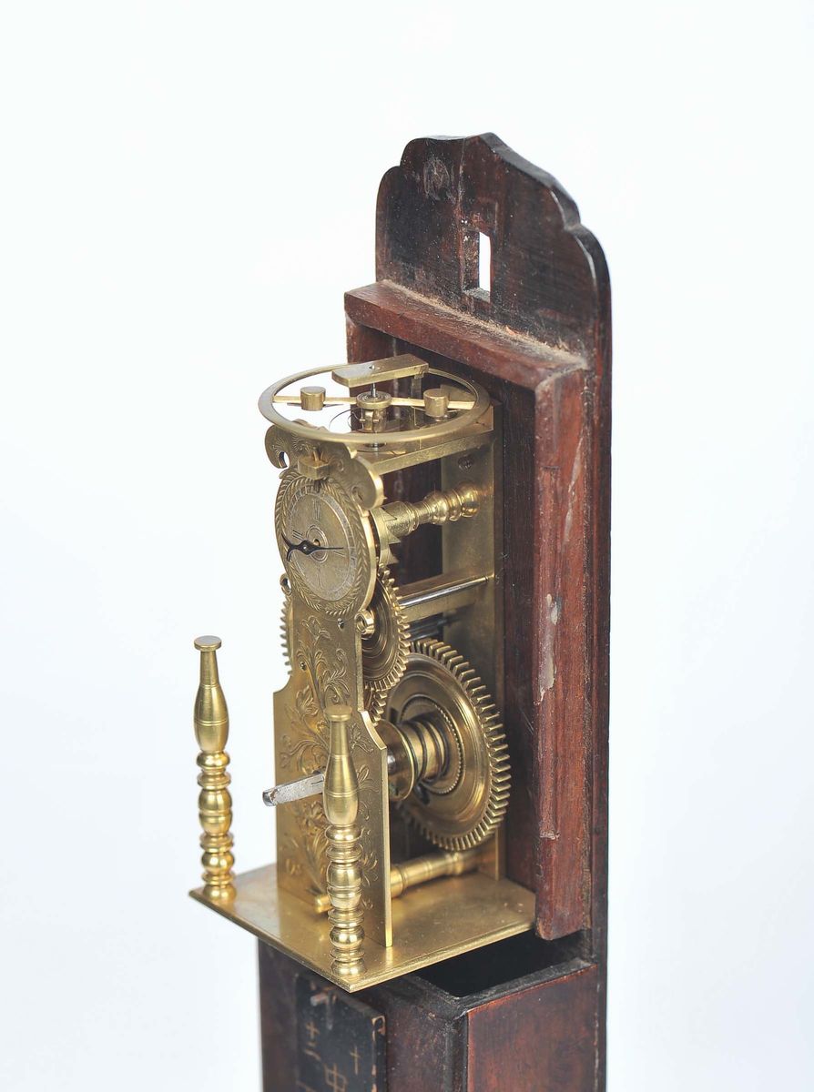 Orologio in Palissandro e Bronzo Dorato, Giappone XVIII-XIX Secolo