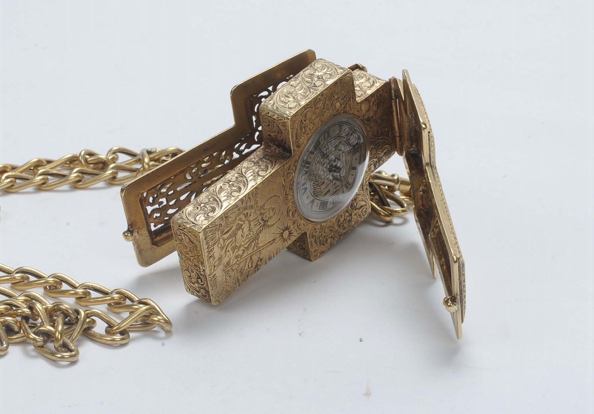 Orologio Pettorale a Croce, Austria 1850-1880