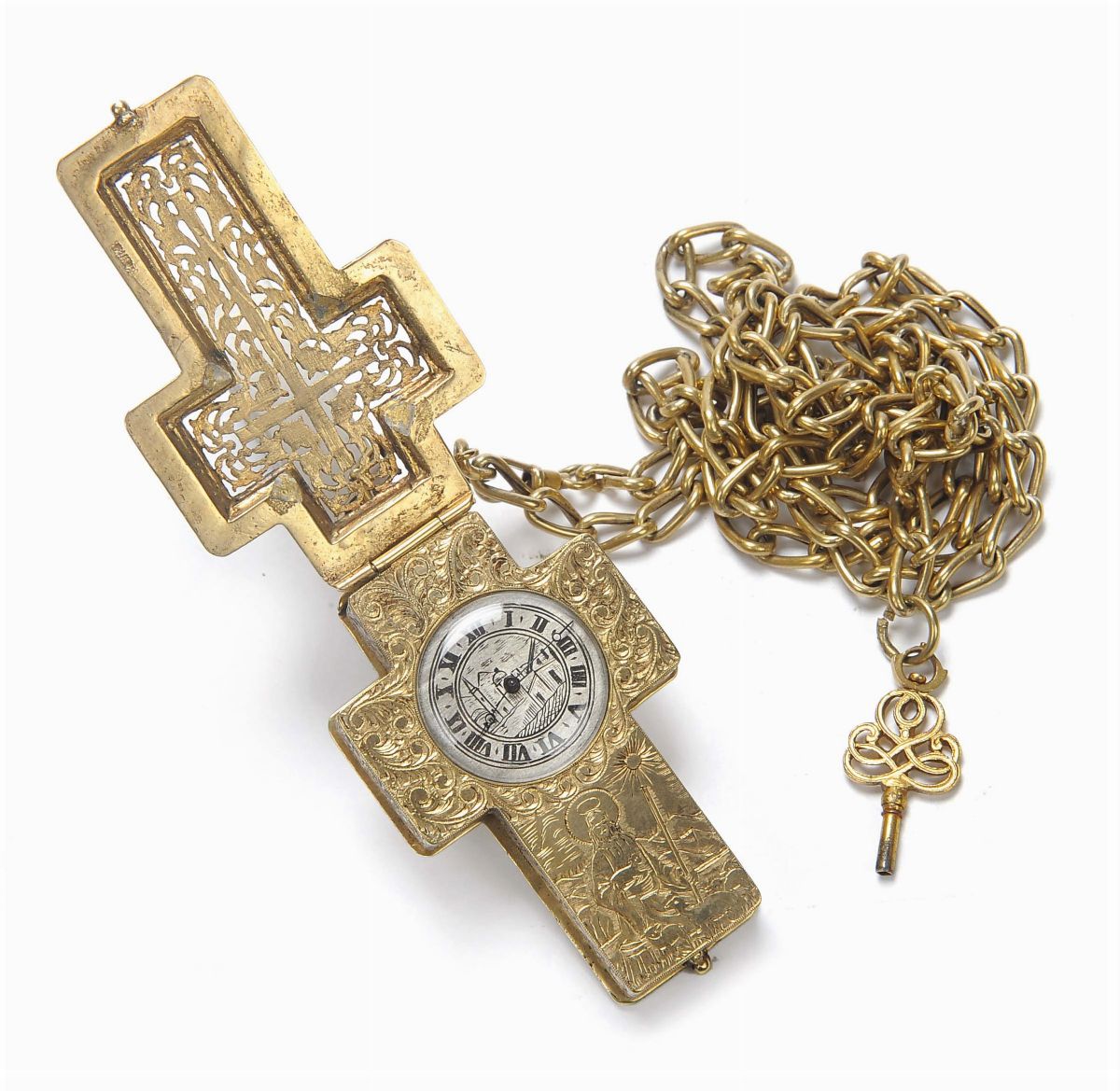 Orologio Pettorale a Croce, Austria 1850-1880