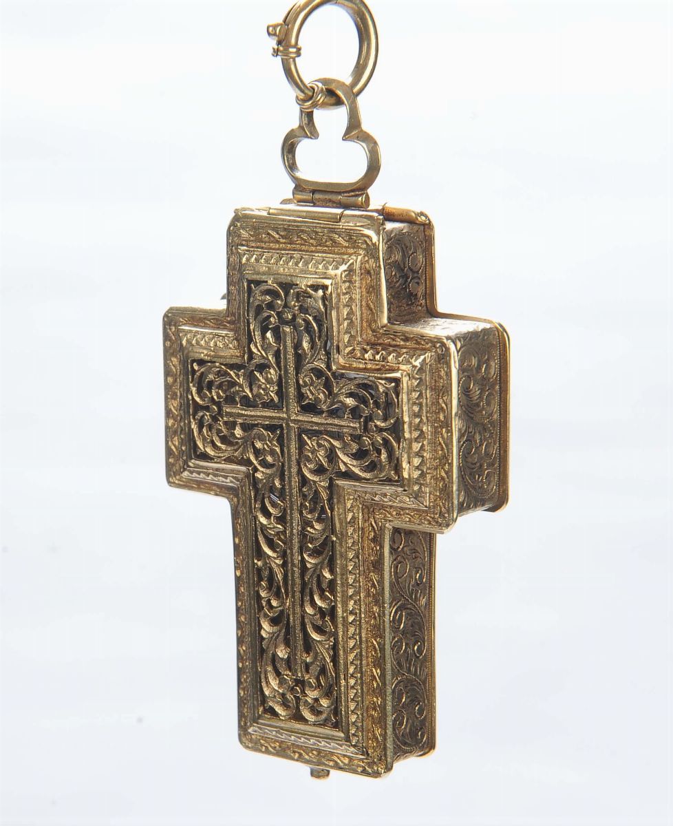 Orologio Pettorale a Croce, Austria 1850-1880