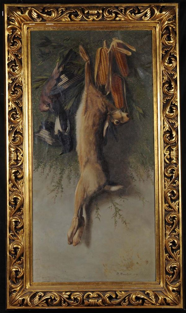 R. Ronchetti Natura morta con lepre, 1918