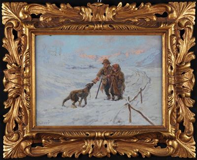 U. Gheduzzipaesaggio con Neve