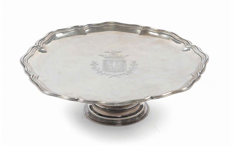 Alzata in argento, Genova 1769  - Asta Antiquariato e Dipinti Antichi - II - Cambi Casa d'Aste