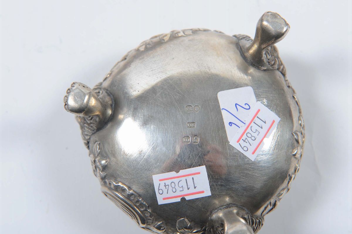 Sei Saliere in Argento, Londra XIX Secolo