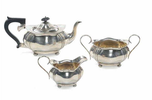 Servizio in argento da tè, Birmingham 1903