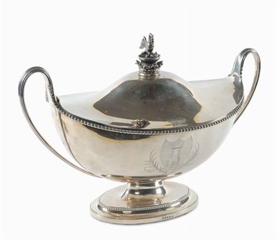 Zuppiera in Argento, Londra 1792, Argentiere James Young