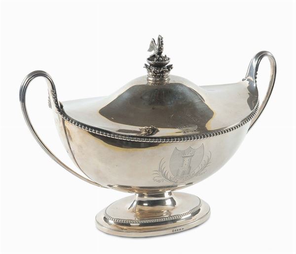 Zuppiera in argento, Londra 1792, argentiere James Young