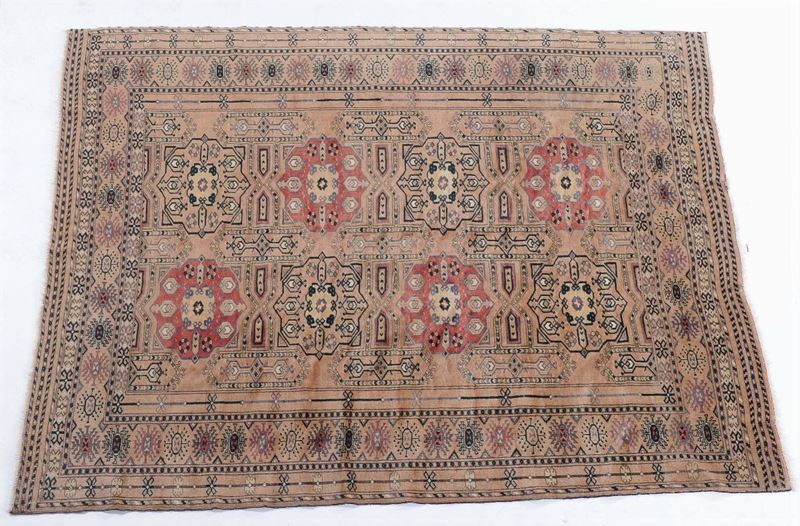 Tappeto turkmeno Kizil Ayak, inizio XX secolo  - Auction Antique and Old Masters - II - Cambi Casa d'Aste