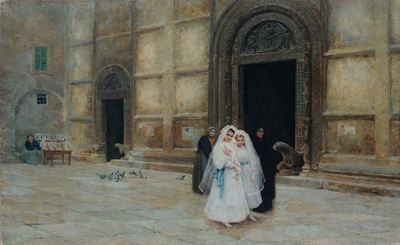 Angel Andrade Blasquez (1866-1932)prima Comunione nella Cattedrale di Madrid