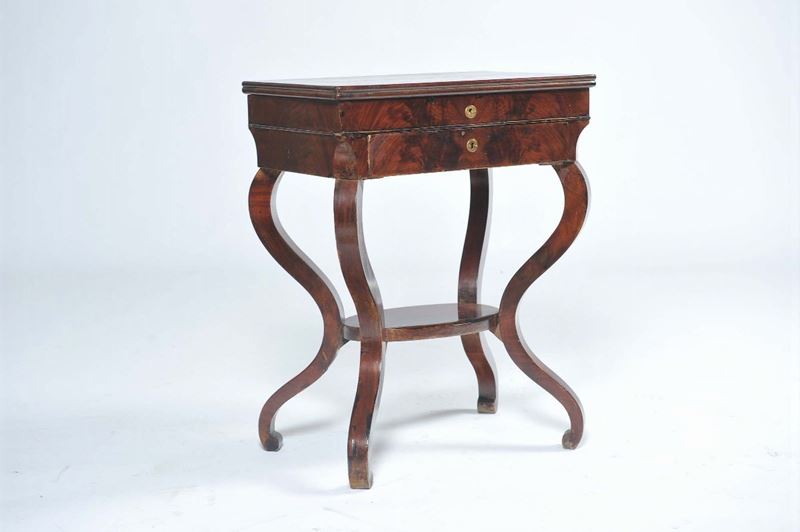 Tavolino da lavoro Carlo X  - Auction Antique and Old Masters - II - Cambi Casa d'Aste
