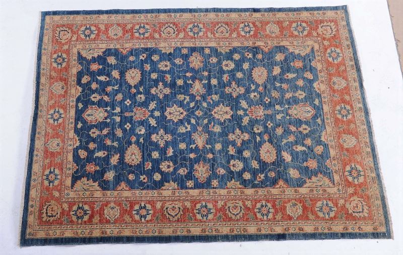 Tappeto Ziegle, metà XX secolo  - Auction Furnishings and Works of Art from Important Private Collections - Cambi Casa d'Aste