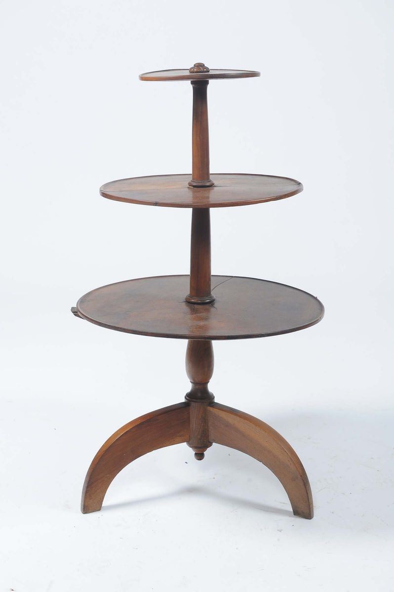 Gueridon a tre ripiani  - Auction Antique and Old Masters - II - Cambi Casa d'Aste