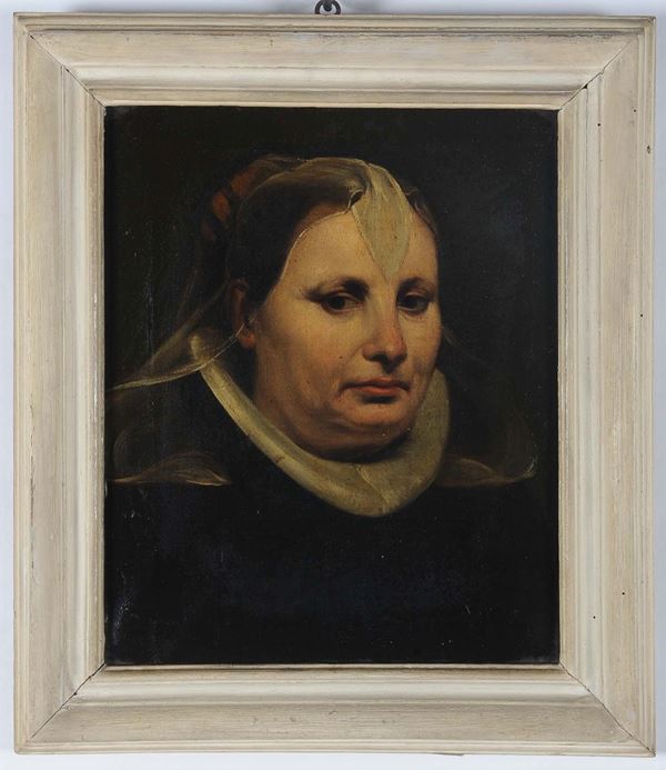 Anonimo del XIX secolo Ritratto maschile Ritratto femminile