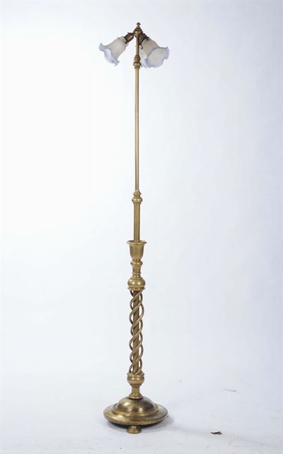 Lampada da Terra in Ottone, Tiffany & Co.