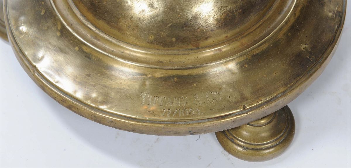 Lampada da Terra in Ottone, Tiffany & Co.