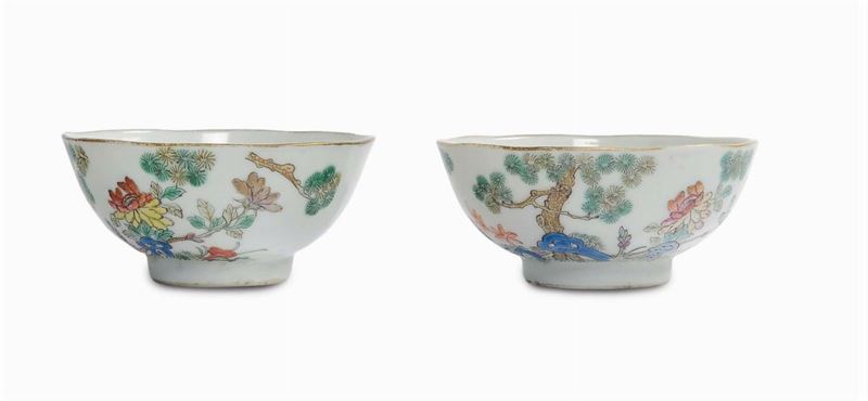 Due ciotoline in porcellana, Cina  - Asta Antiquariato e Dipinti Antichi - II - Cambi Casa d'Aste