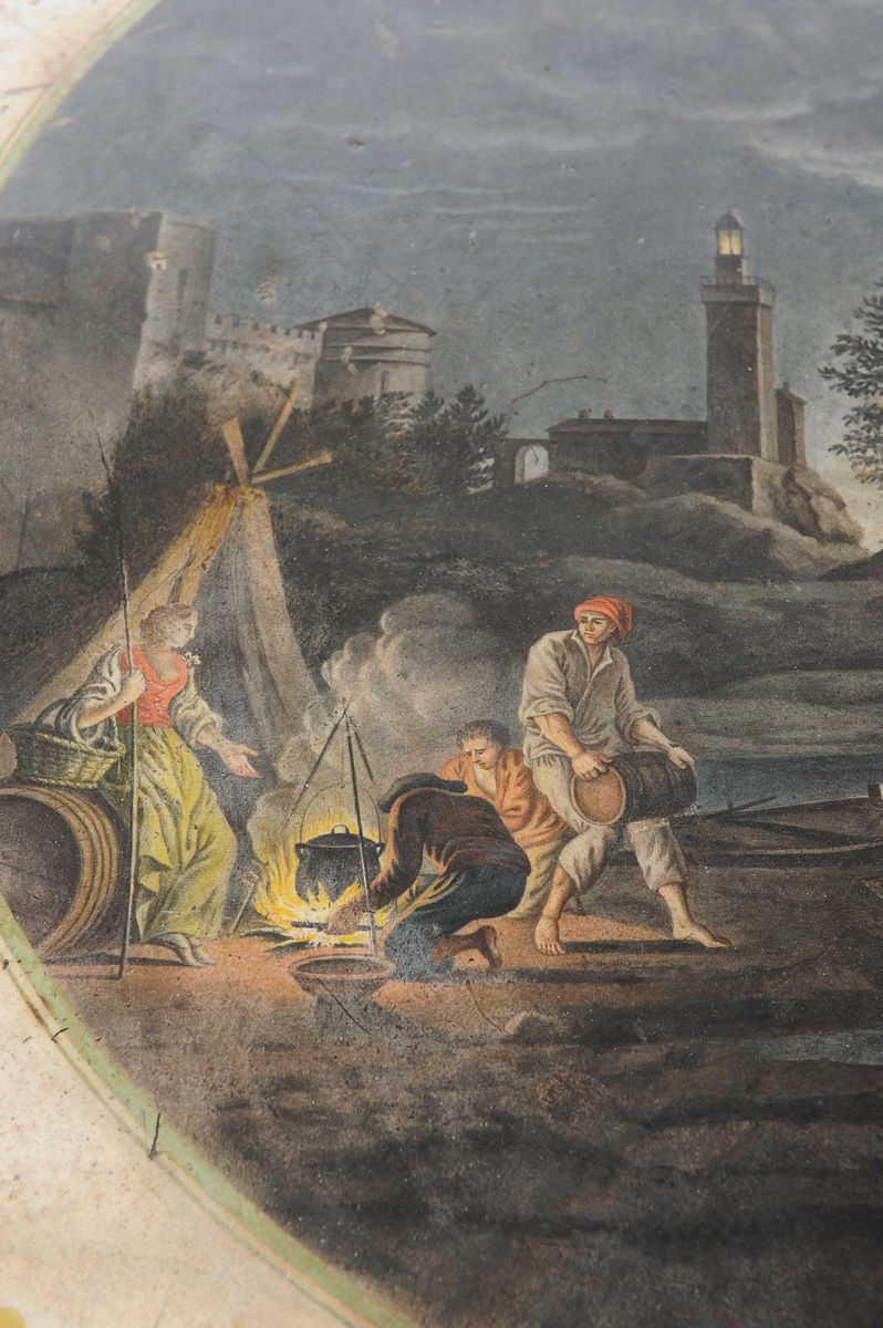 Tavolo Rotondo Carlo X Lastronato, XIX Secolo