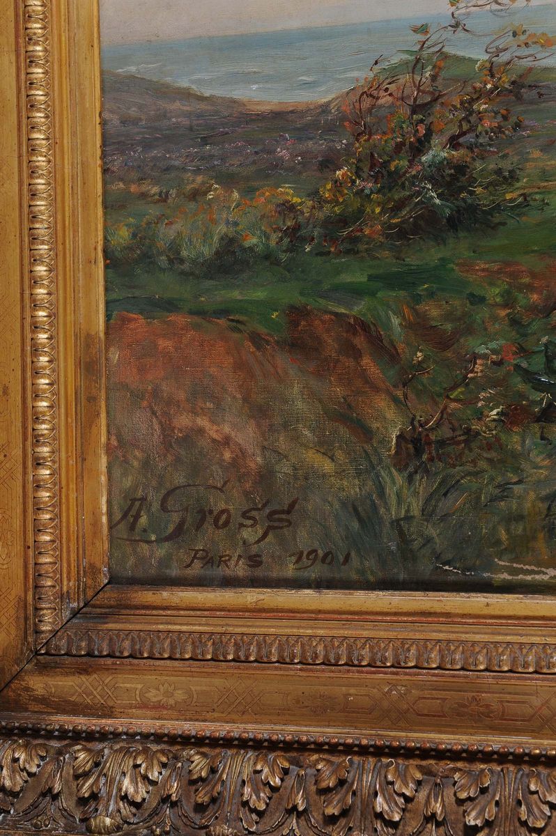 A.grosspaesaggio con Personaggi, 1901