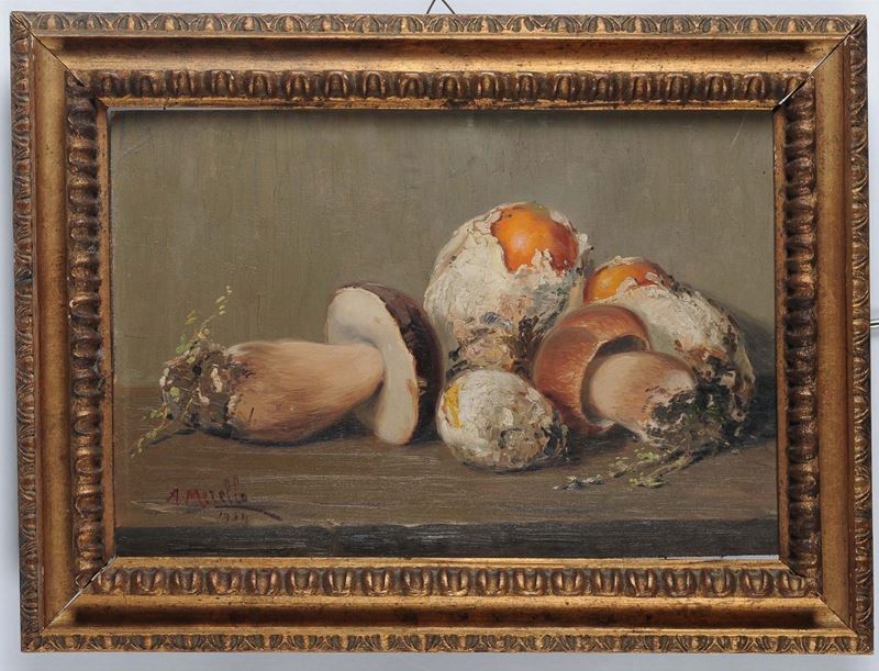 Amedeo Merello (1890-1979) Funghi  - Auction Antique and Old Masters - II - Cambi Casa d'Aste