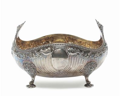 Centrotavola in Argento Vittoriano
