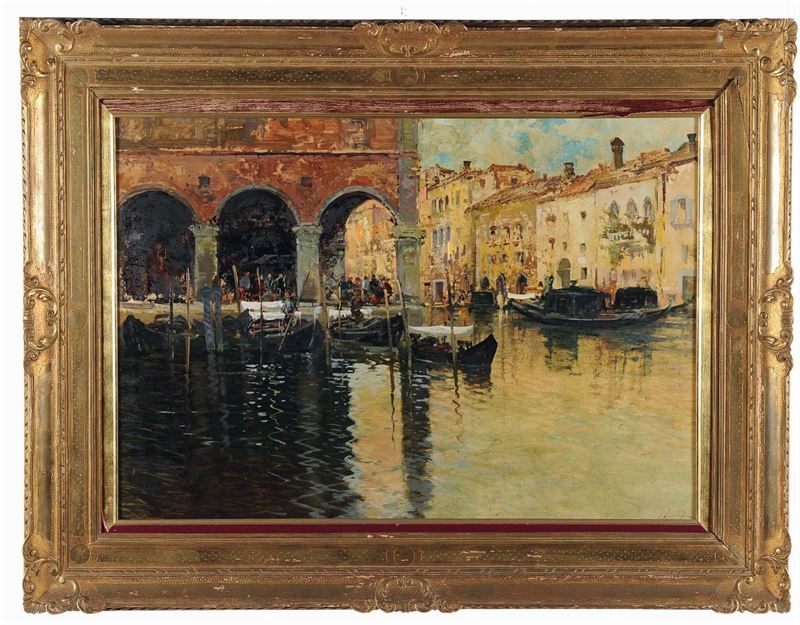 Ezelino Briante (1901-1971), a firma di Veduta di Venezia  - Auction 19th and 20th Century Paintings - Cambi Casa d'Aste