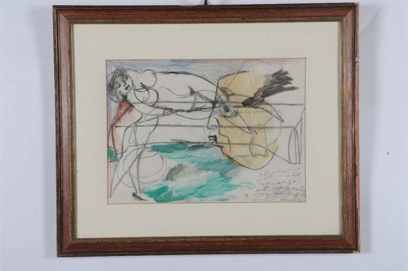 Mino Maccari (1898-1989) Figure  - Asta Antiquariato e Dipinti Antichi - II - Cambi Casa d'Aste